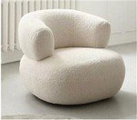 Kerusi Sofa Tunggal Fabrik Kain