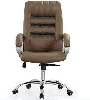 Swivel Executive Folding Leather Kontorstol med Juster