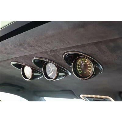 V260 V250 Vito Vclass W447 ichki aksessuarlari uchun yuqori sifatli mat qoplamali uchta egzoz xronografini yangilang