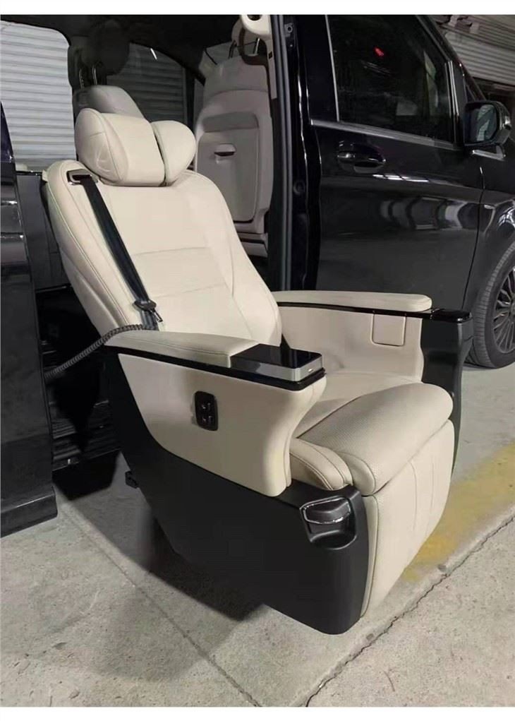 van seat with recliner backrest