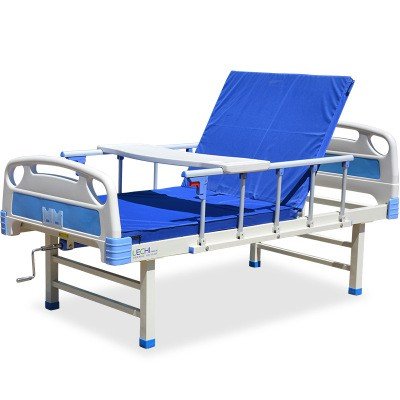Hospital recliner hreyfanlega rúm stól með stillanlegan töflu