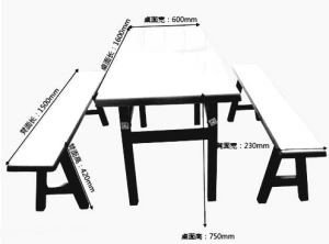 Juegos de mesa y silla de acero para el restaurante