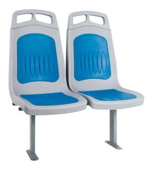 Asiento de plástico para el autobús de la ciudad