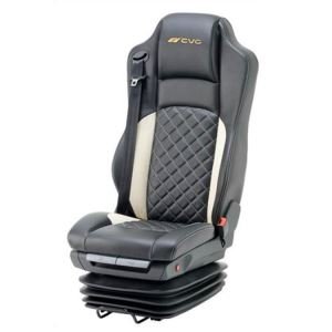 Asiento de conductor de alta calidad ISRI con suspensión neumática reclinable para entrenador de autobuses escolares