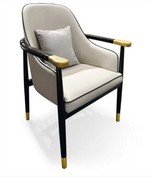 Hotel Stainless Steel Legs Sofá Sillas
